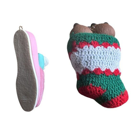 Vtg Hallmark Christmas Ornaments Daughter 1991 & Mom & Dad 1991 - Picture 2 of 5